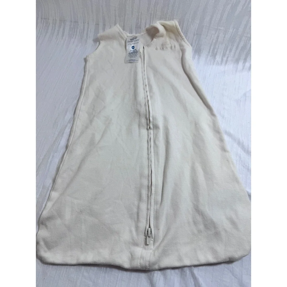 Halo SleepSack Swaddle‎ Newborn Cream Excellent Micro-Fleece Wearable Blanket
